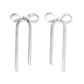 Boucle d'Oreille Nœud Céline (Plaqué Or)