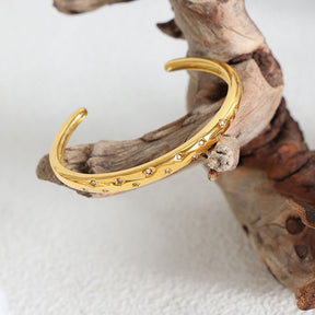 Bracelet Stella en Zircon (Plaqué Or)