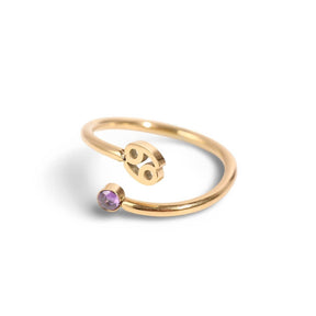 Bague Zodiaque (Plaqué Or)