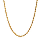 Collier Corde (Plaqué en Or)