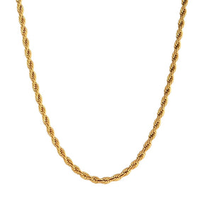 Collier Corde (Plaqué en Or)