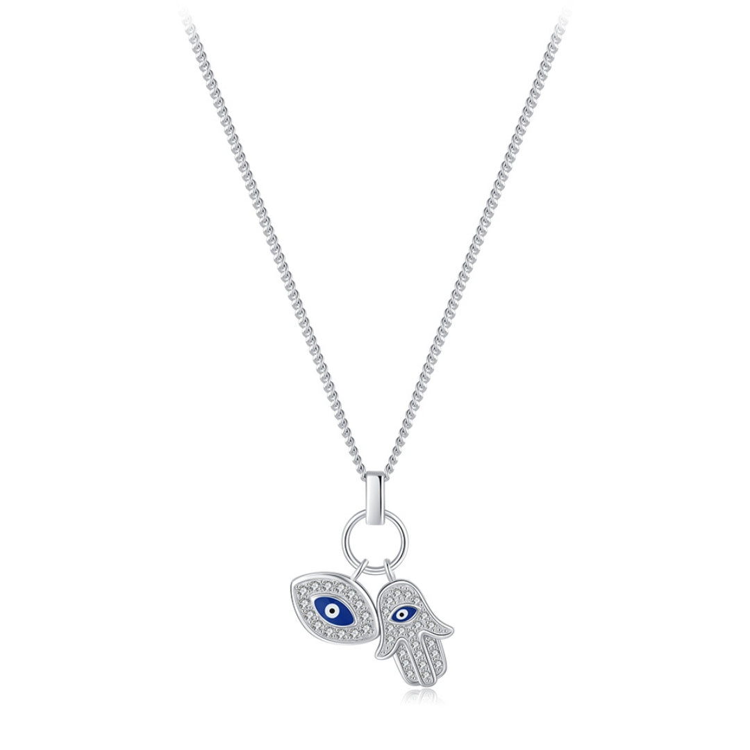 Collier Oeil Turc Zircon (Argent 925)