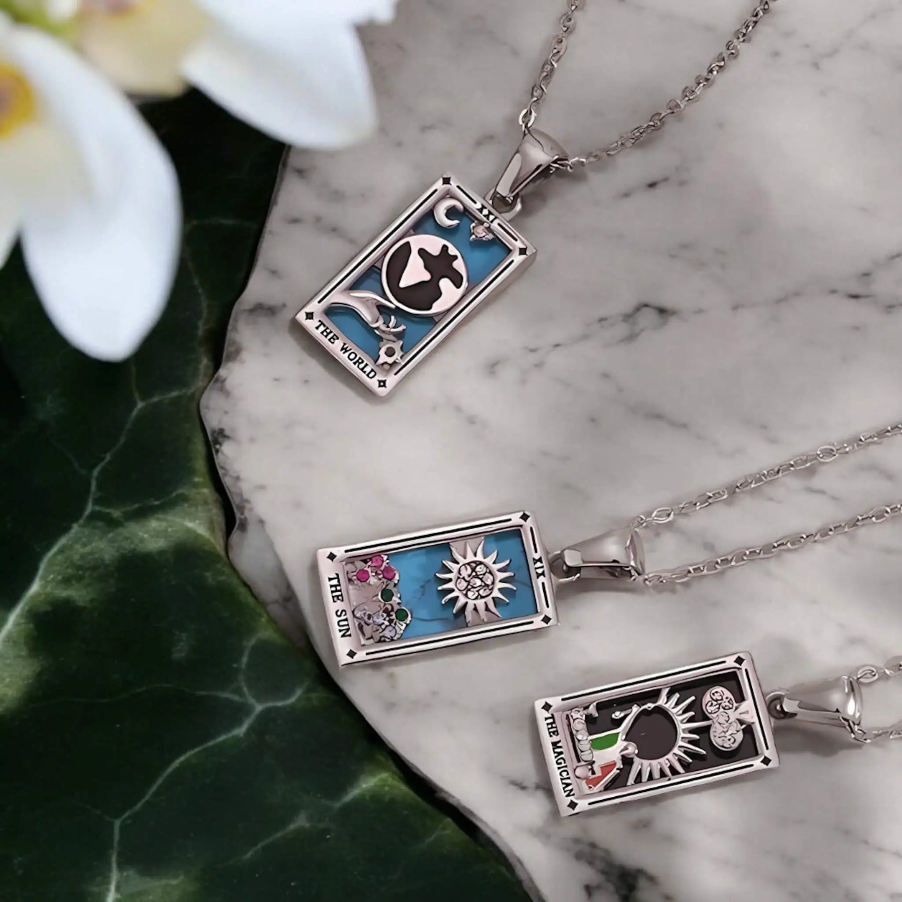 Collection de Colliers Tarot (Argenté)
