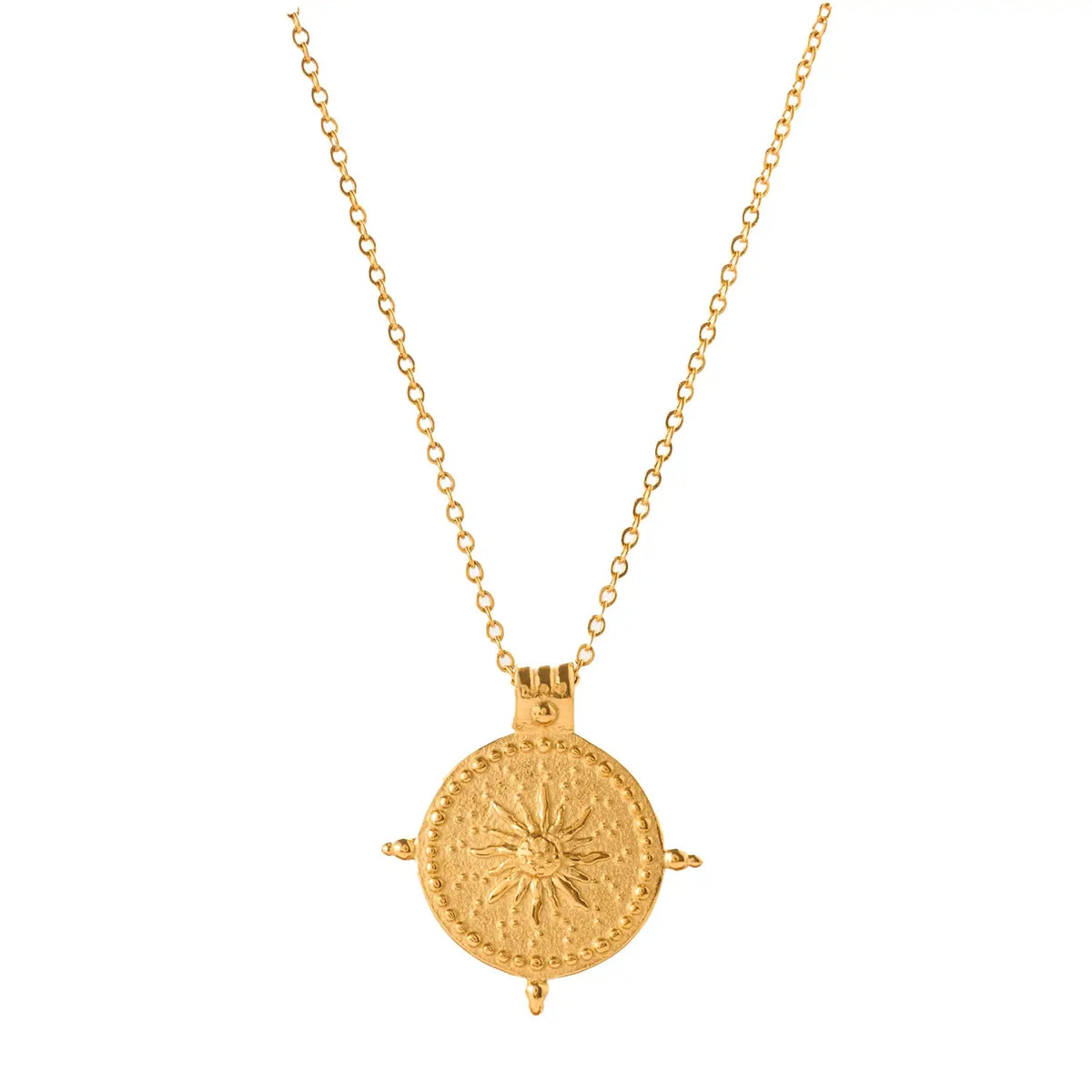 Collier Soleil Divin (Plaqué Or)