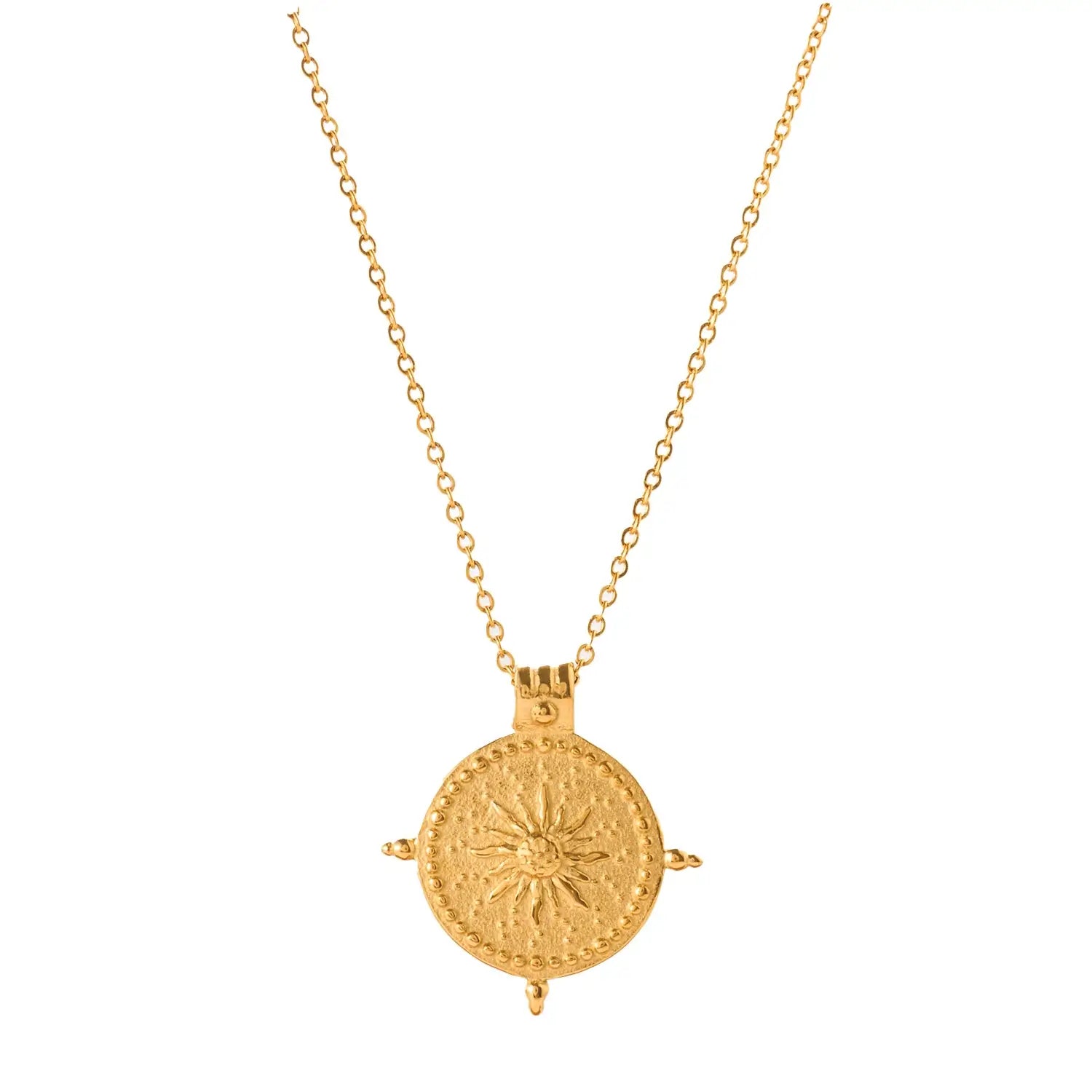Collier Soleil Divin (Plaqué Or)