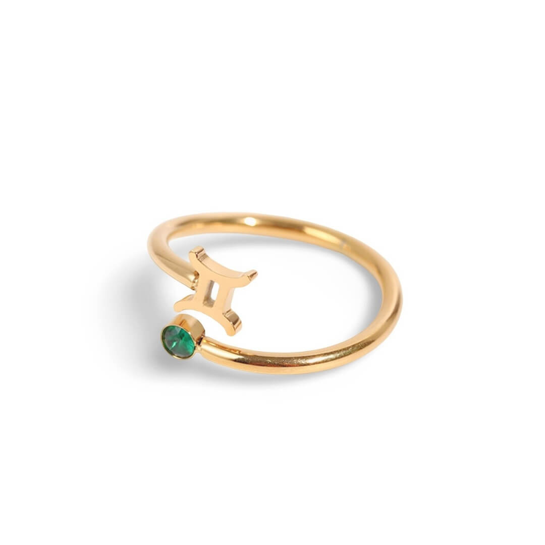 Bague Zodiaque (Plaqué Or)