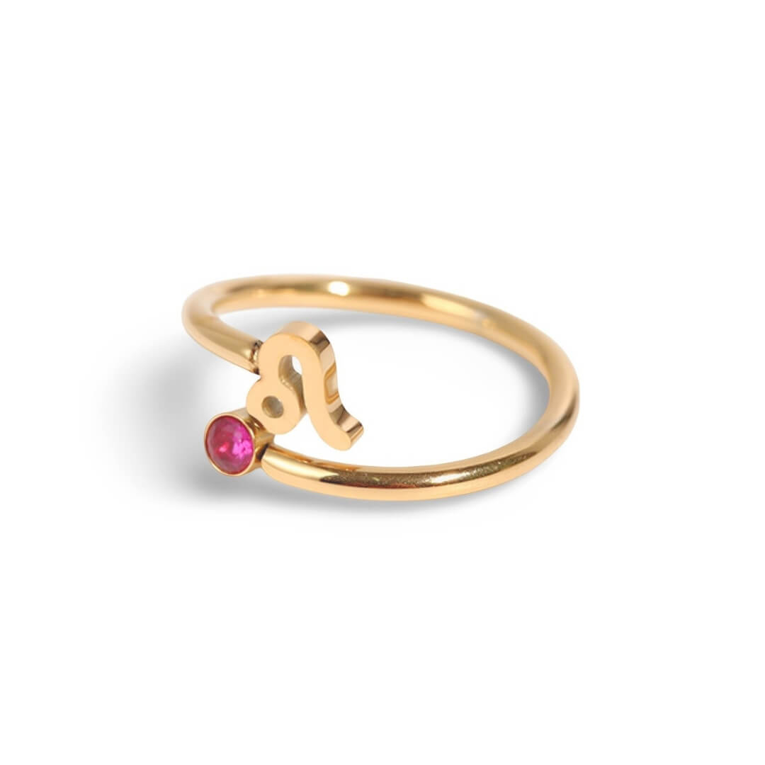Bague Zodiaque (Plaqué Or)
