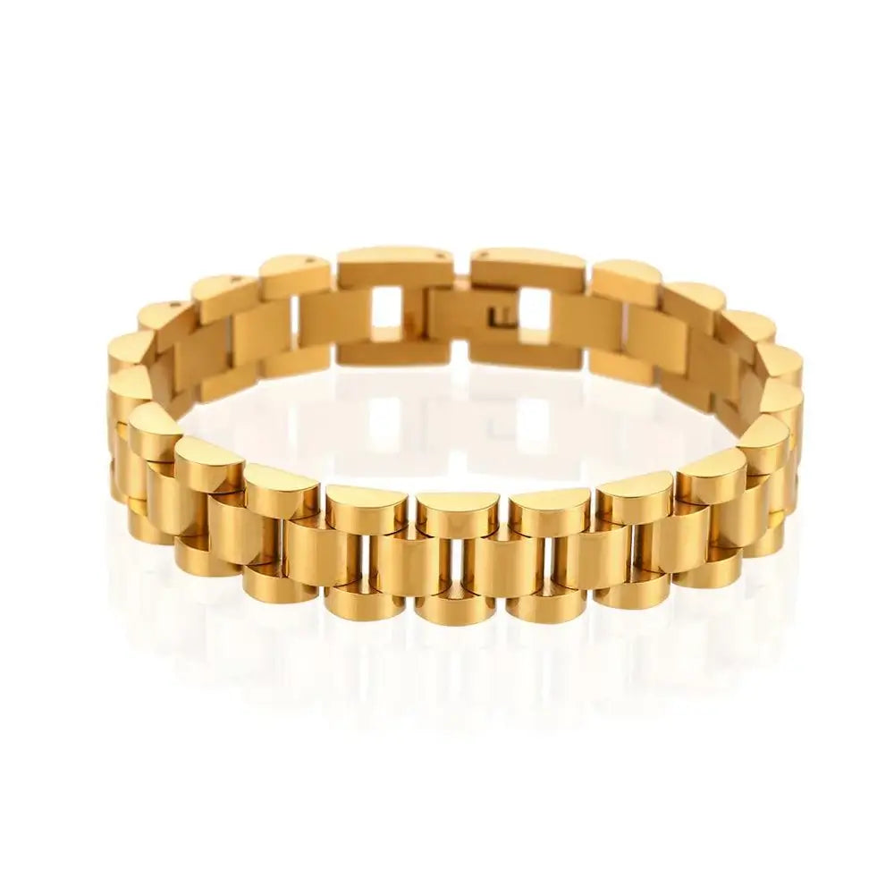 Bracelet à maillons Bold (Plaqué Or)